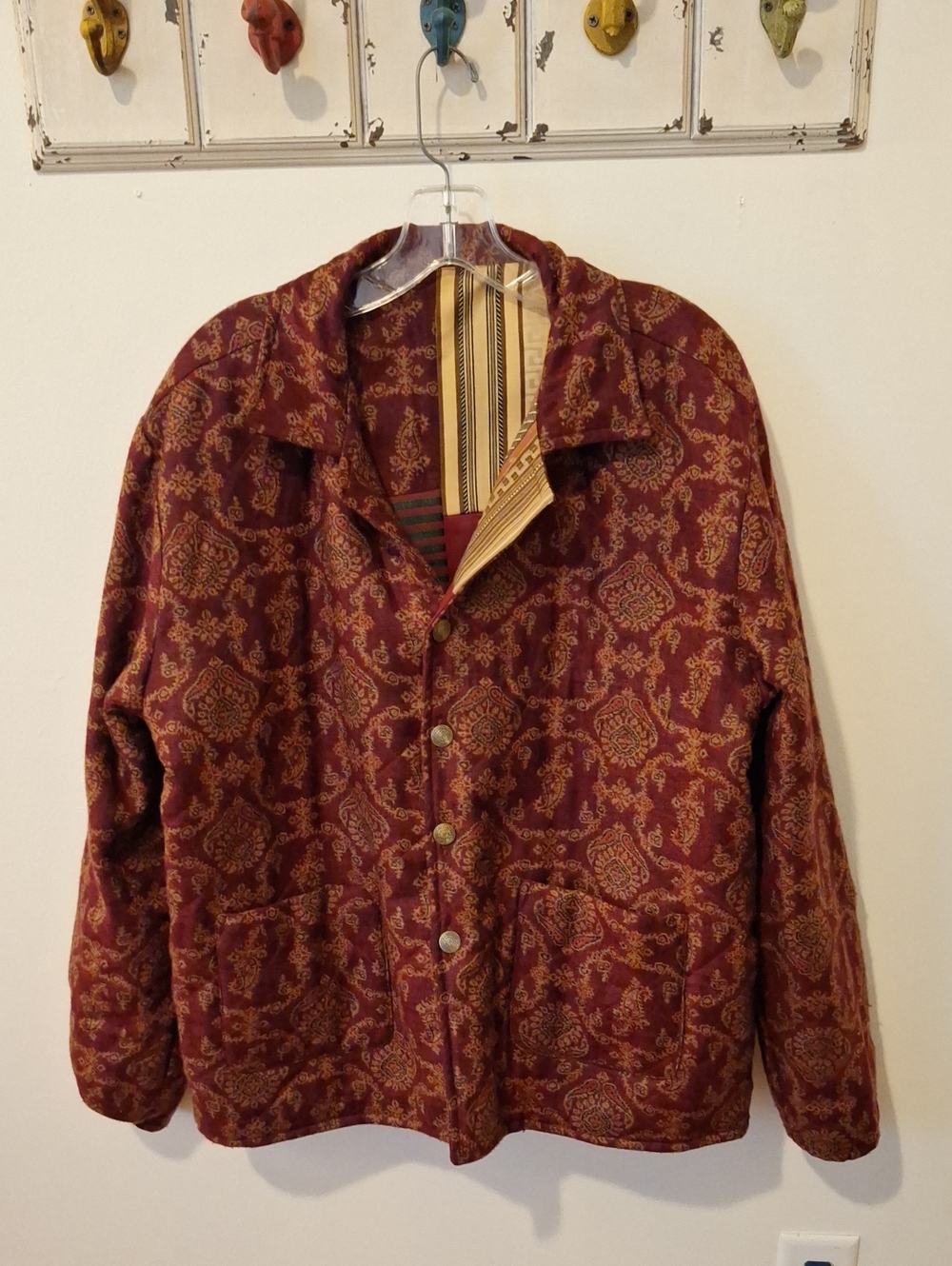 Reversible Patchwork Embroidered Jacket - Picture 5 of 5